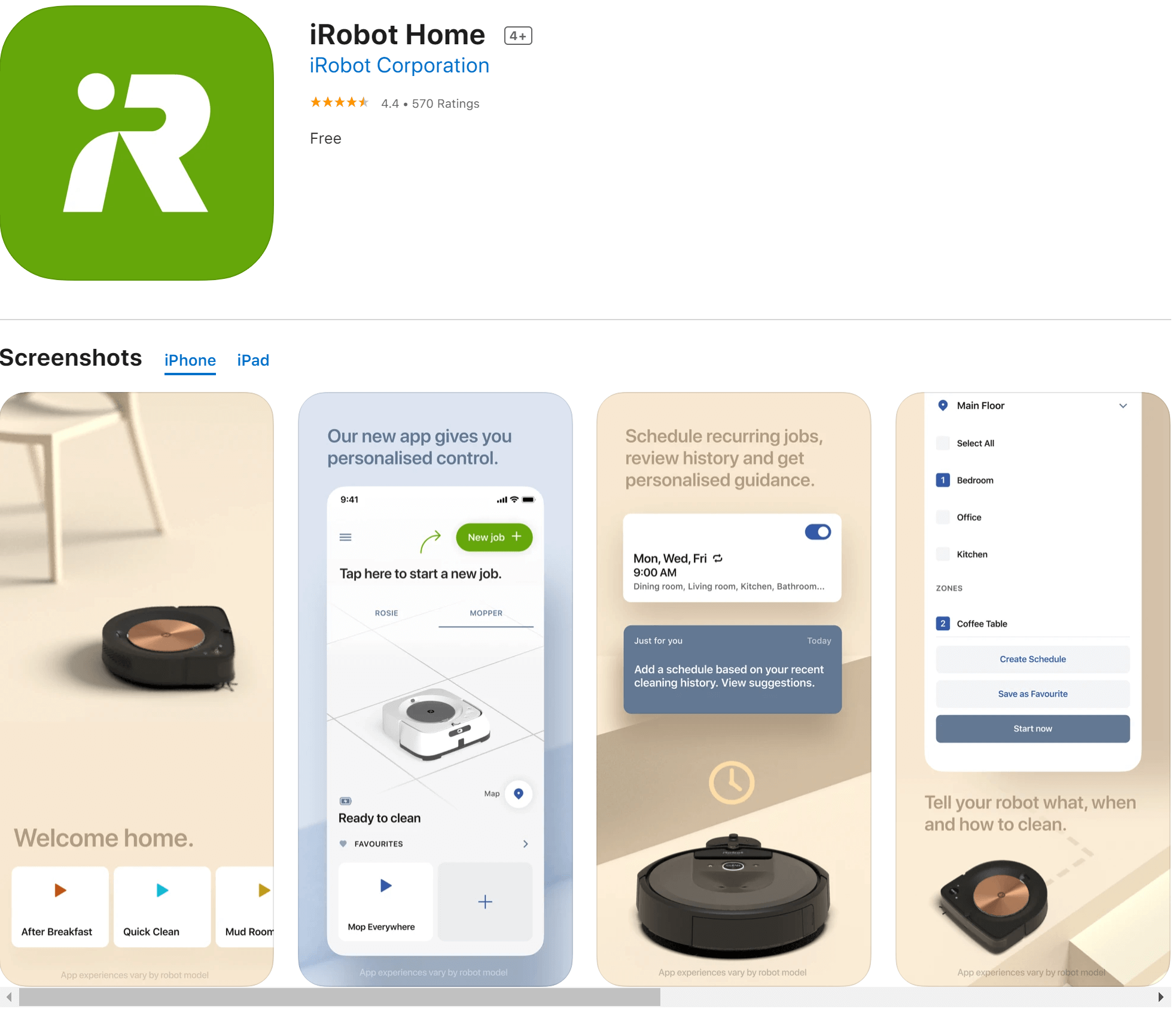 iRobot Home App